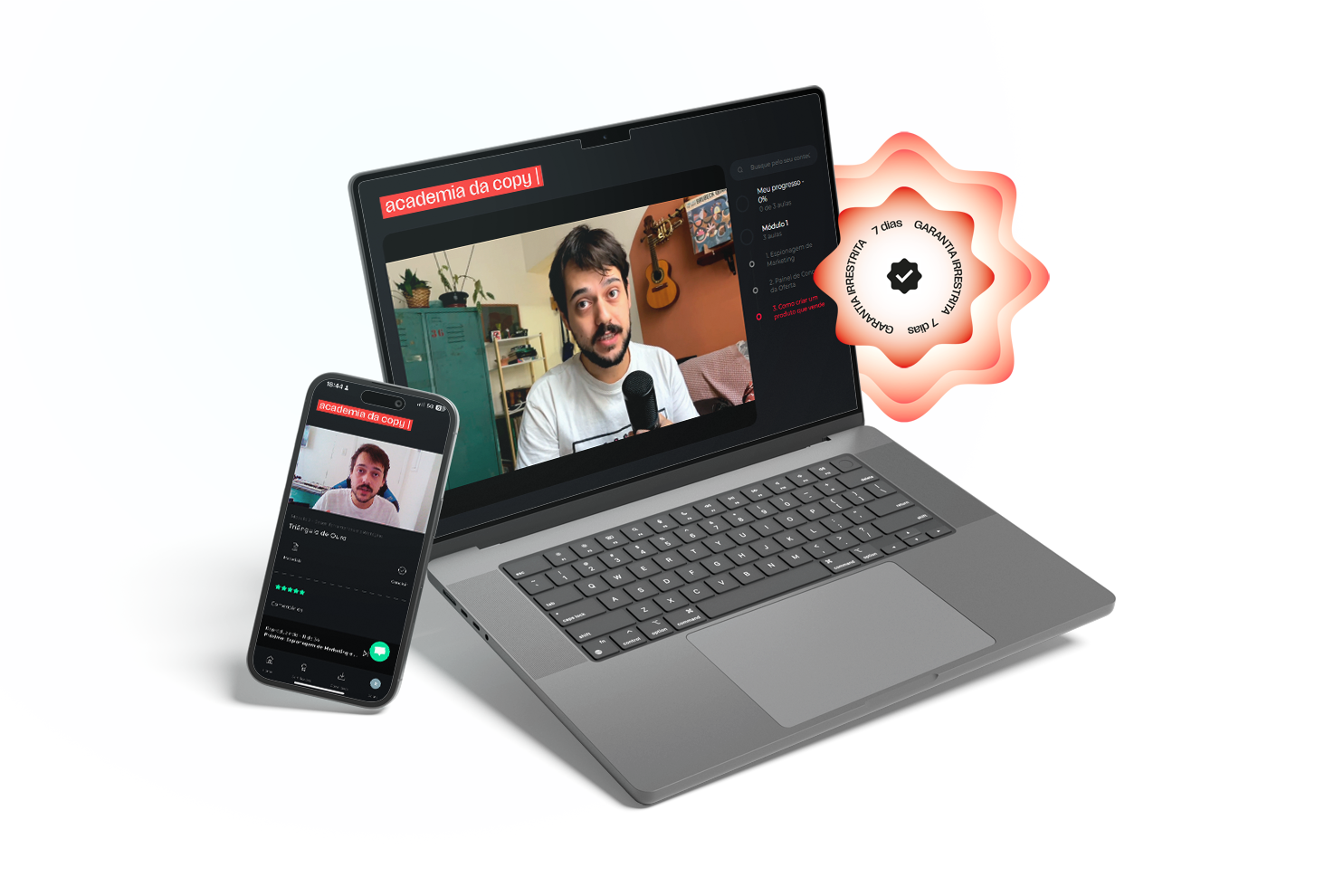 Mockup dos Módulos
